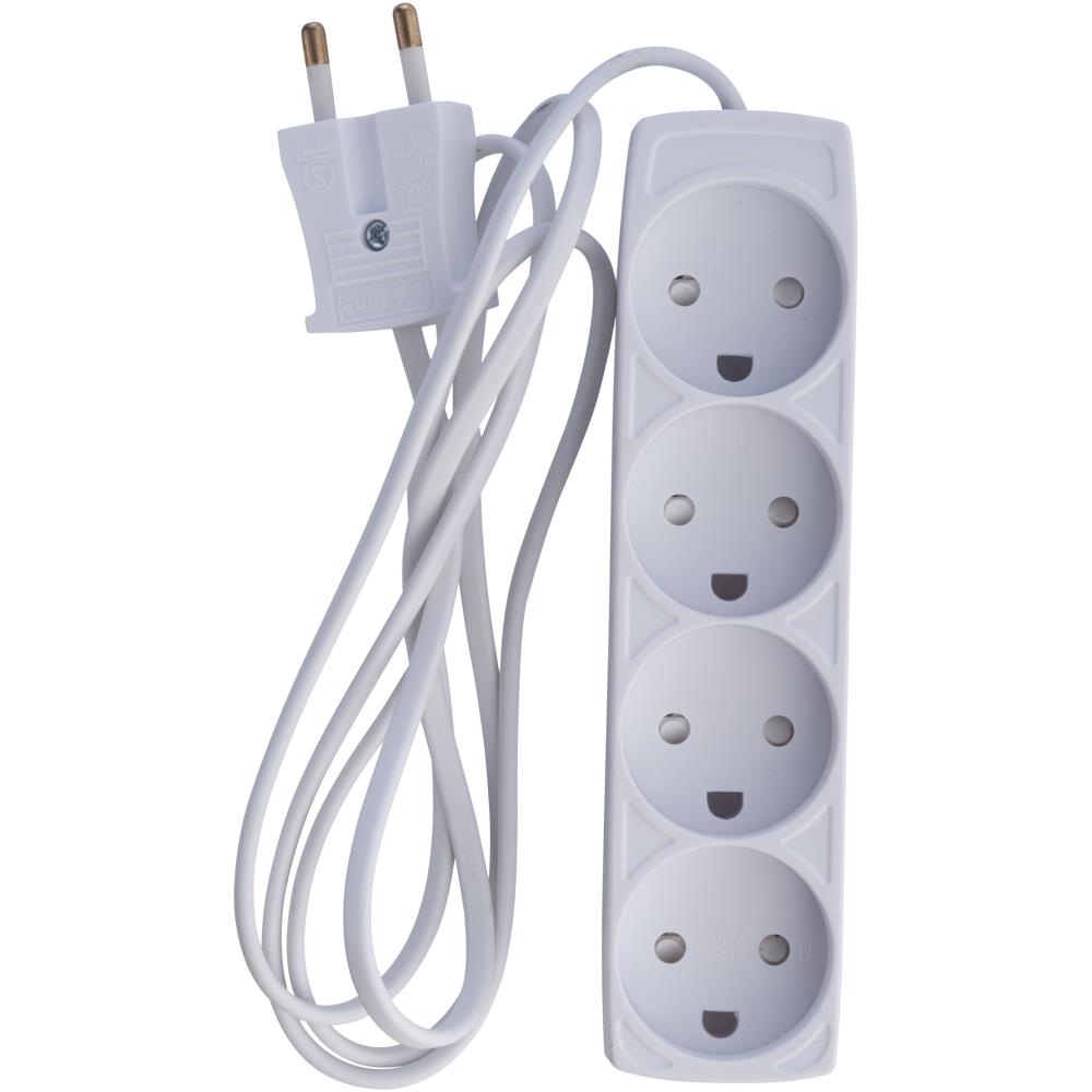 Stikdåse u/jord 2G0,75 mm² hvid Stikdåse u/jord 2G0,75 mm² hvid