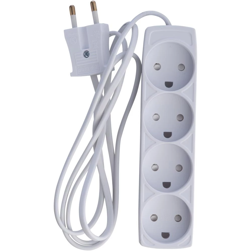 Stikdåse u/jord 2G0,75 mm² hvid Stikdåse u/jord 2G0,75 mm² hvid