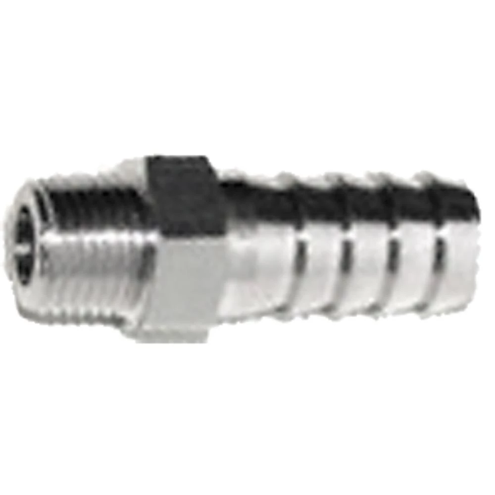 Slangestuds 4mm f/3/8″ omløber, messing Slangestuds 4mm f/3/8″ omløber, messing