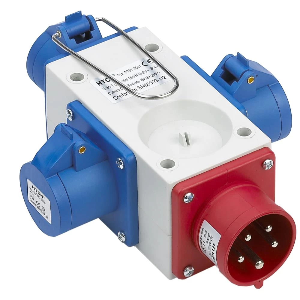 CEE forgrener 400/16A 3×230V IP44 CEE forgrener 400/16A 3×230V IP44