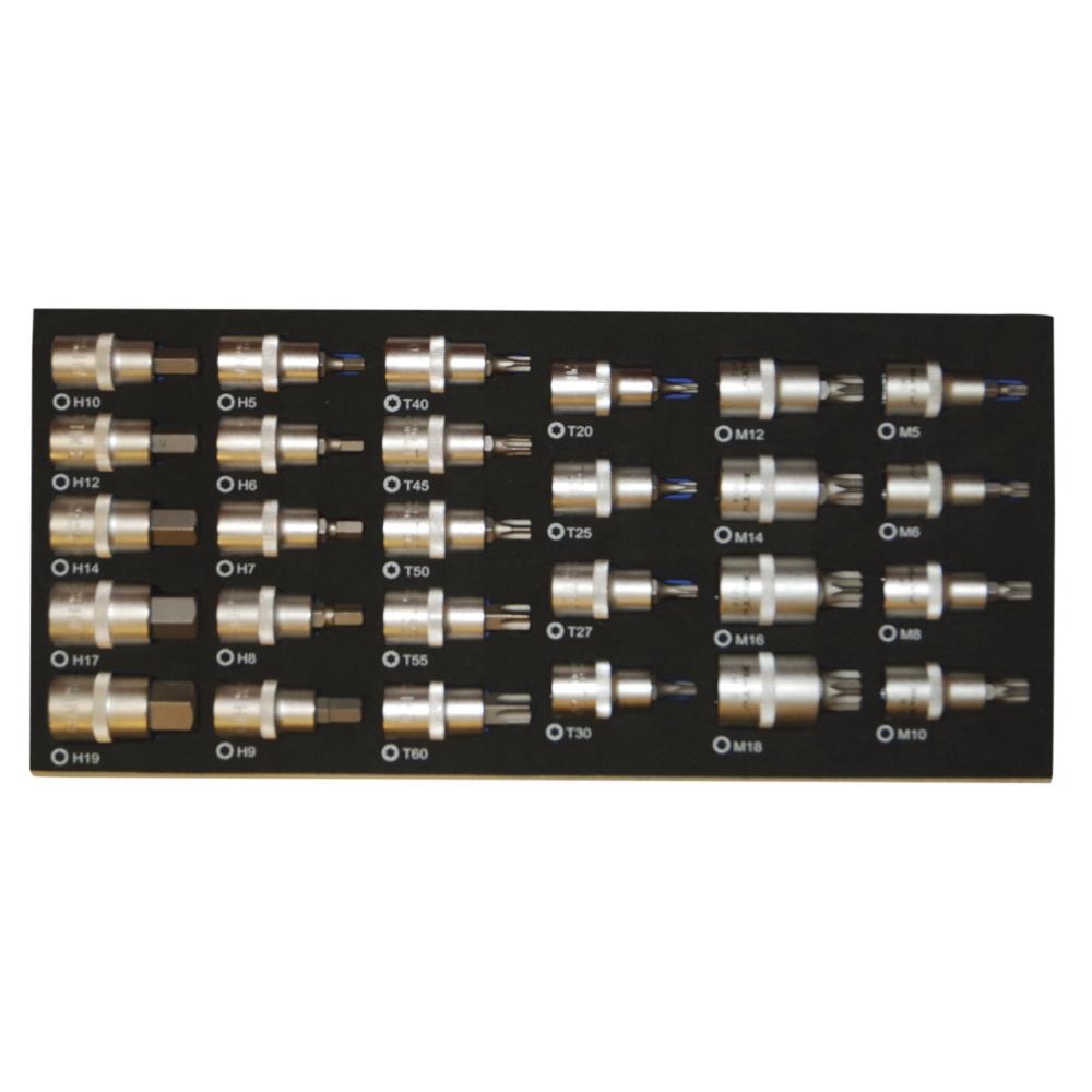 Stifttopsæt 1/2″Hex/TX/XZN EVA8905 Stifttopsæt 1/2″Hex/TX/XZN EVA8905