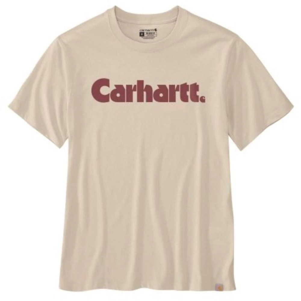 Carhartt logo t-shirt oat milk str. XXL Carhartt logo t-shirt oat milk str. XXL