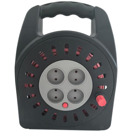 Bandit kabeltromle m/jord 4×udt. 230V/10A IP44 Bandit kabeltromle m/jord 4×udt. 230V/10A IP44