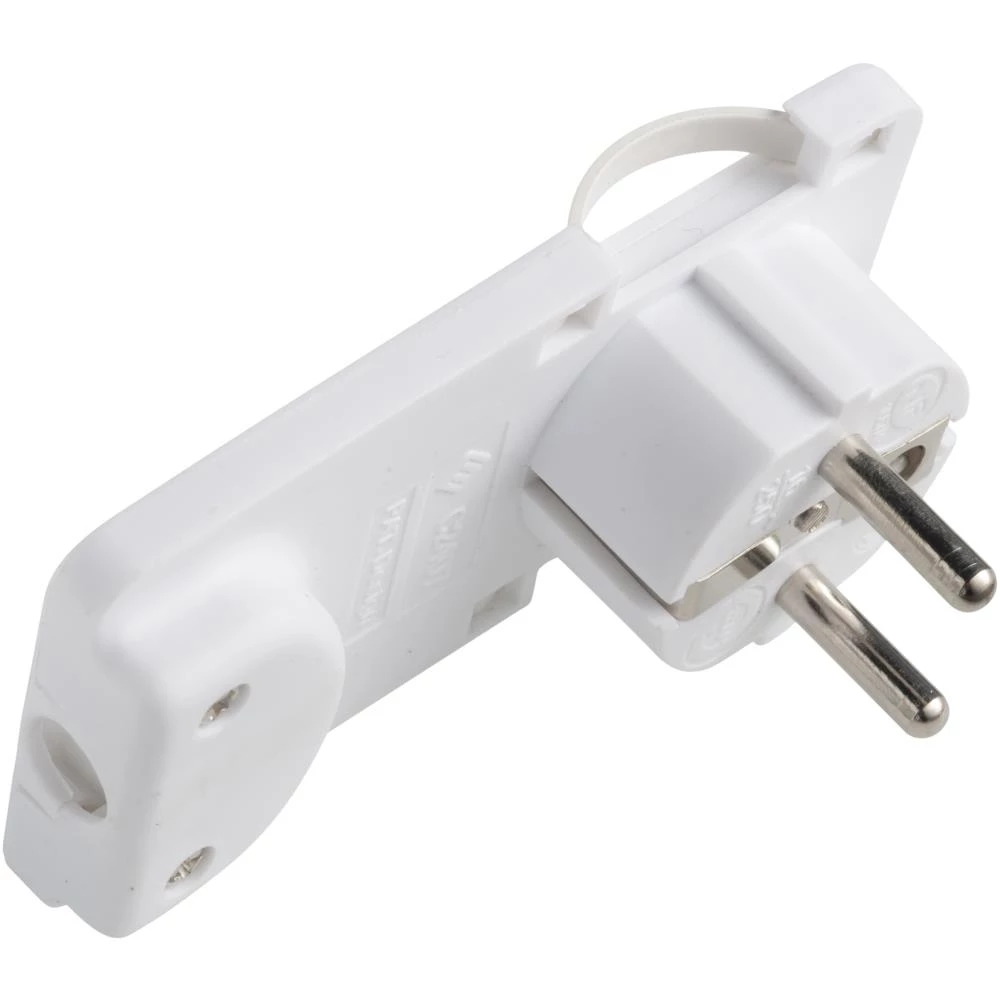 Vinkelstikprop Schuko flad Vinkelstikprop Schuko flad