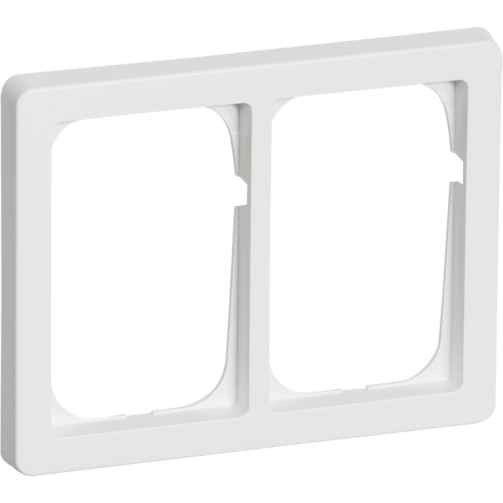 Ramme Fuga 63 2×1,5 modul hvid Ramme Fuga 63 2×1,5 modul hvid