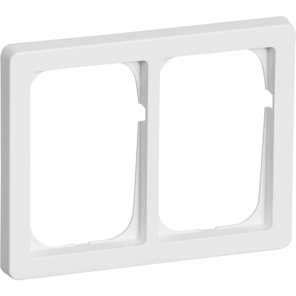 Ramme Fuga 63 2×1,5 modul hvid Ramme Fuga 63 2×1,5 modul hvid