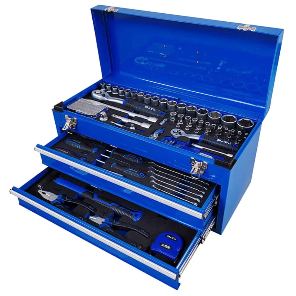 Værktøjssæt i stålkuffert, 120 dele Værktøjssæt i stålkuffert, 120 dele