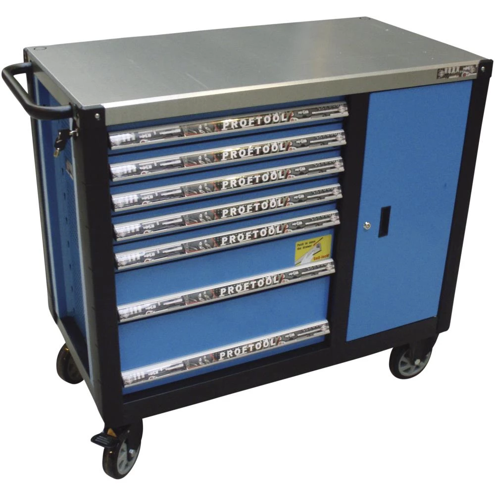 Værktøjsvogn XXL 9147 7 skuf.+skab Værktøjsvogn XXL 9147 7 skuf.+skab