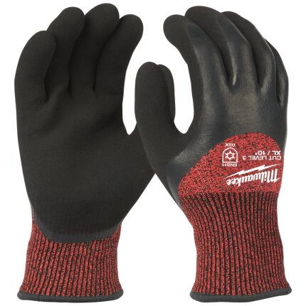 Arbejdshandsker vinter skæref. lev.3 11/2XL, 12par