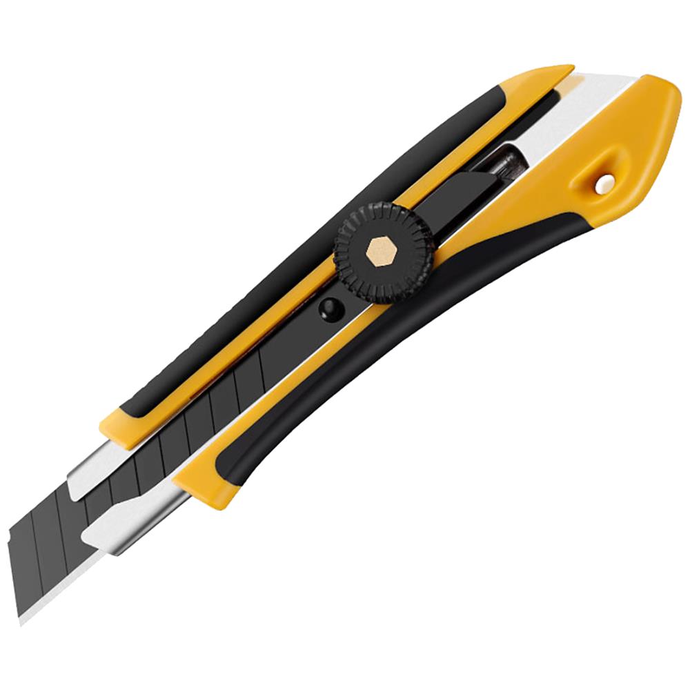 Hobbykniv B-CL m/skruelås, 18mm knæk-af blad Hobbykniv B-CL m/skruelås, 18mm knæk-af blad