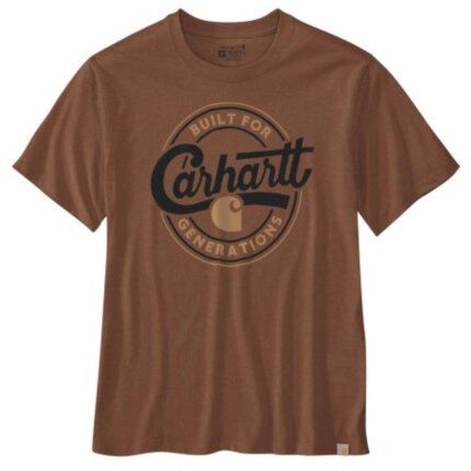 Carhartt vintage logo t-shirt brun str. M