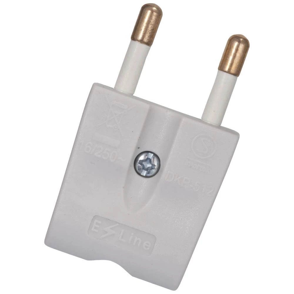 Stikprop flad grå 230V/16A Stikprop flad grå 230V/16A