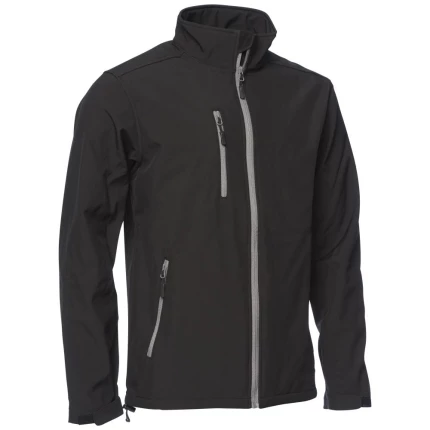 Softshelljakke vindtæt 117000 sort 4XL