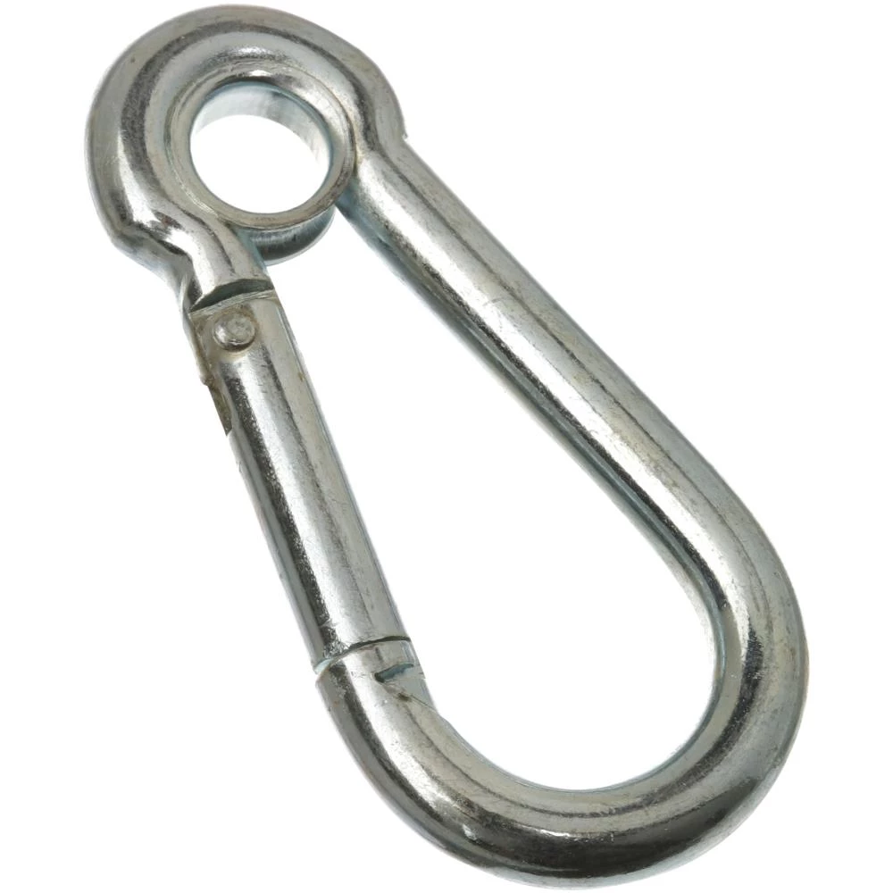 Karabinhage m/rundkovs galv. 4×40mm Karabinhage m/rundkovs galv. 4×40mm