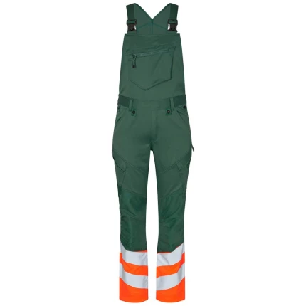 Safety overall stretch blue ink/hi-vis gul K136