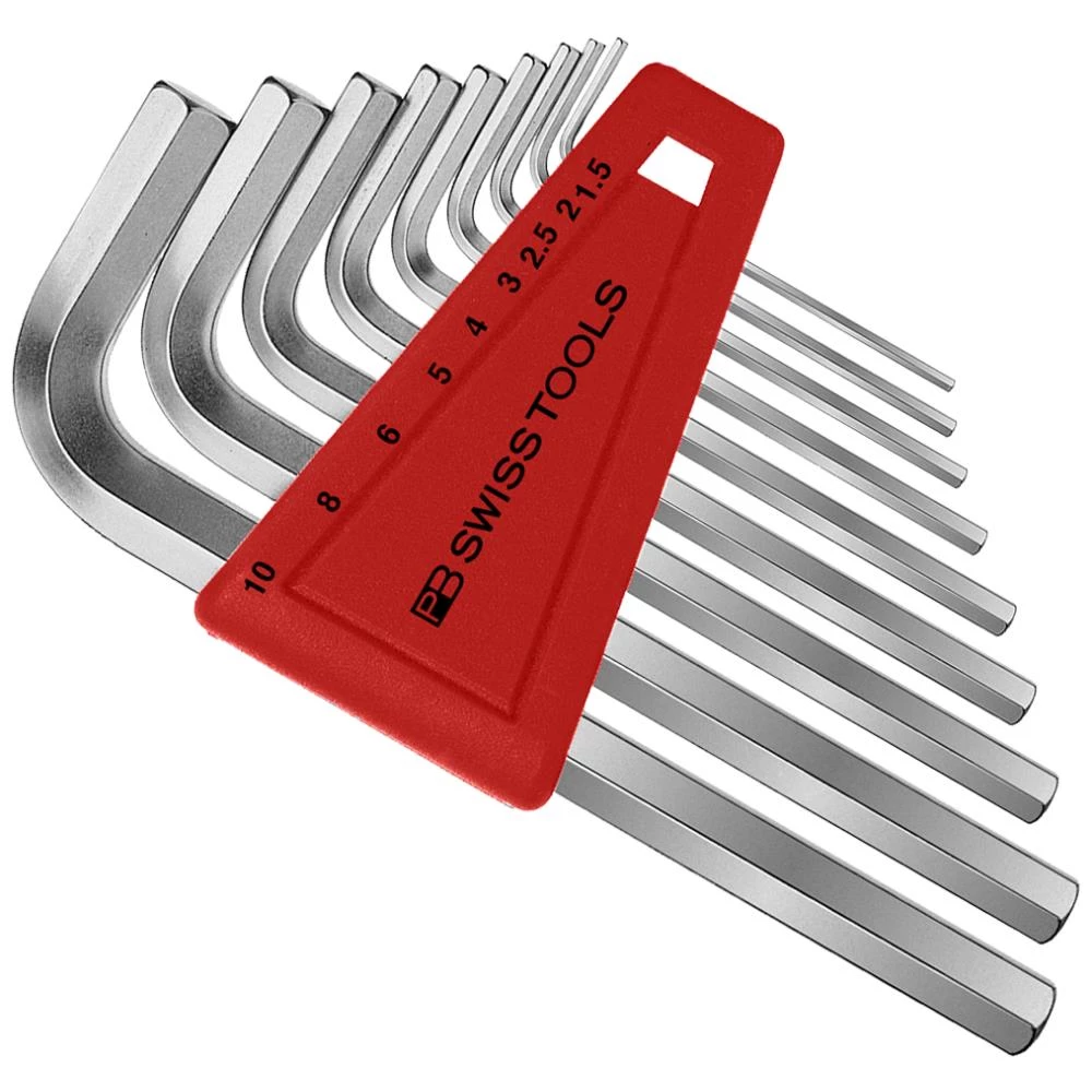 Stiftnøglesæt PB 210H 1,5-10mm 9stk Stiftnøglesæt PB 210H 1,5-10mm 9stk