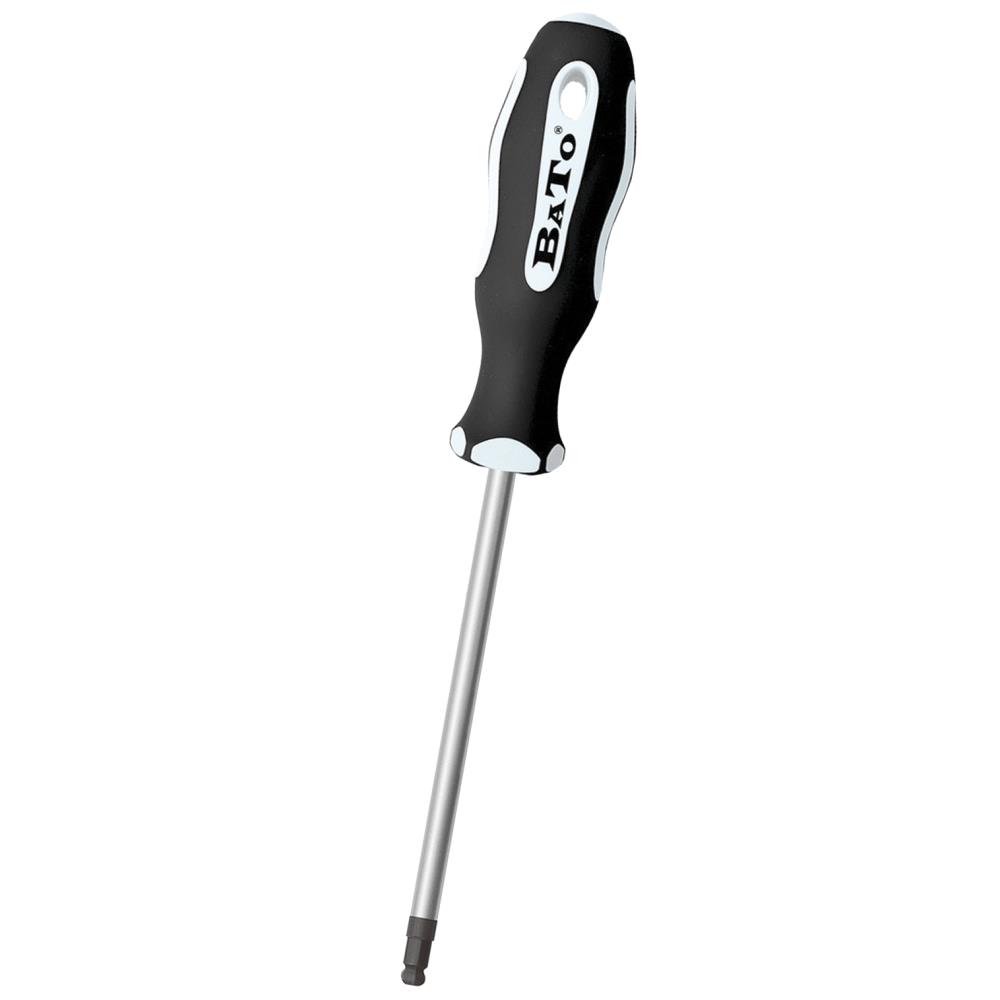 Skruetrækker hex m/kugle 2-10 L:75/100/125/150 mm Skruetrækker hex m/kugle 2-10 L:75/100/125/150 mm