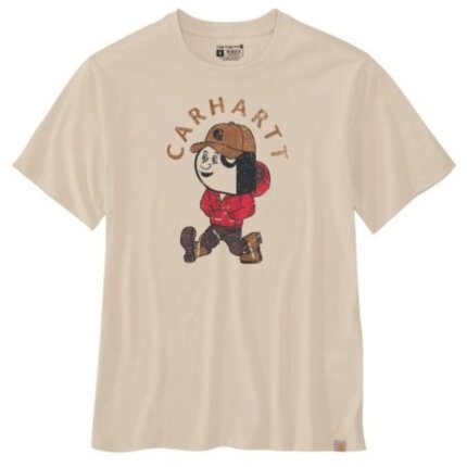 Carhartt grafisk t-shirt oat milk str. S Carhartt grafisk t-shirt oat milk str. S