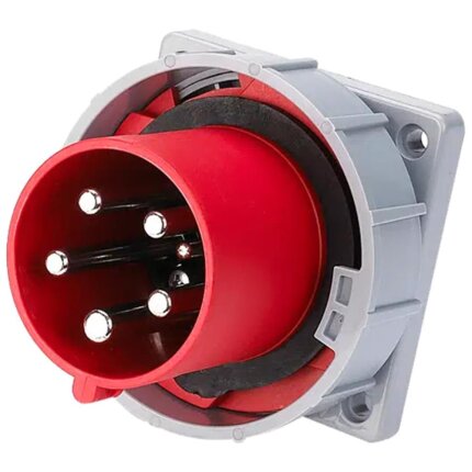 CEE vægindtag indbygning lige IP67 63A 400V