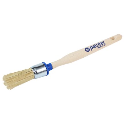 Fladpensel gul plastskaft hårmix 70×14mm