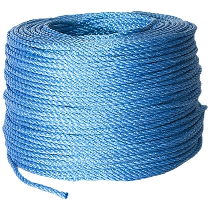 Polyreb blå 3-slået ISO1346 6mm 220m