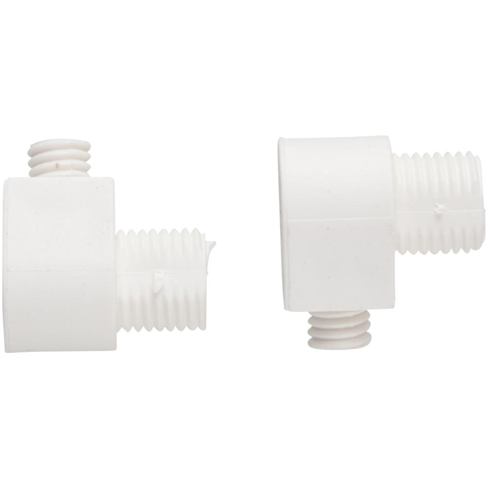 Aflastningsnippel m/udv. gevind hvid Aflastningsnippel m/udv. gevind hvid