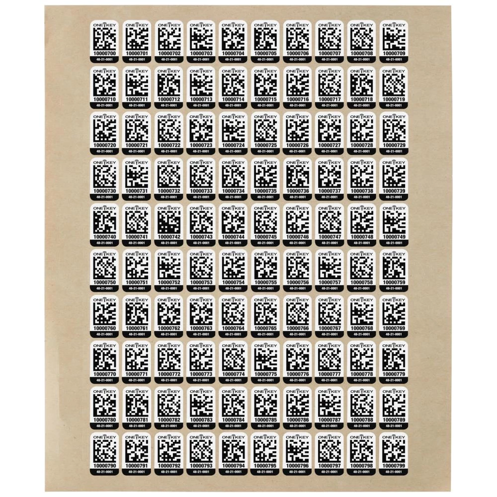 One-Key ID-mærker små t/plast AIDTSP-200, 200stk One-Key ID-mærker små t/plast AIDTSP-200, 200stk