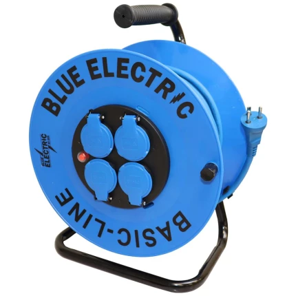 BasicLine kabeltromle 230V 3×1,5kvt 4×DK-stk