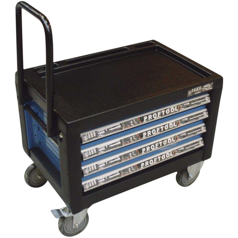 Værktøjsvogn mini 9134 4 skuffer Værktøjsvogn mini 9134 4 skuffer