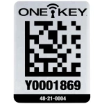 One-Key ID-mærker store t/metal AIDTLM-100, 25stk One-Key ID-mærker store t/metal AIDTLM-100, 25stk