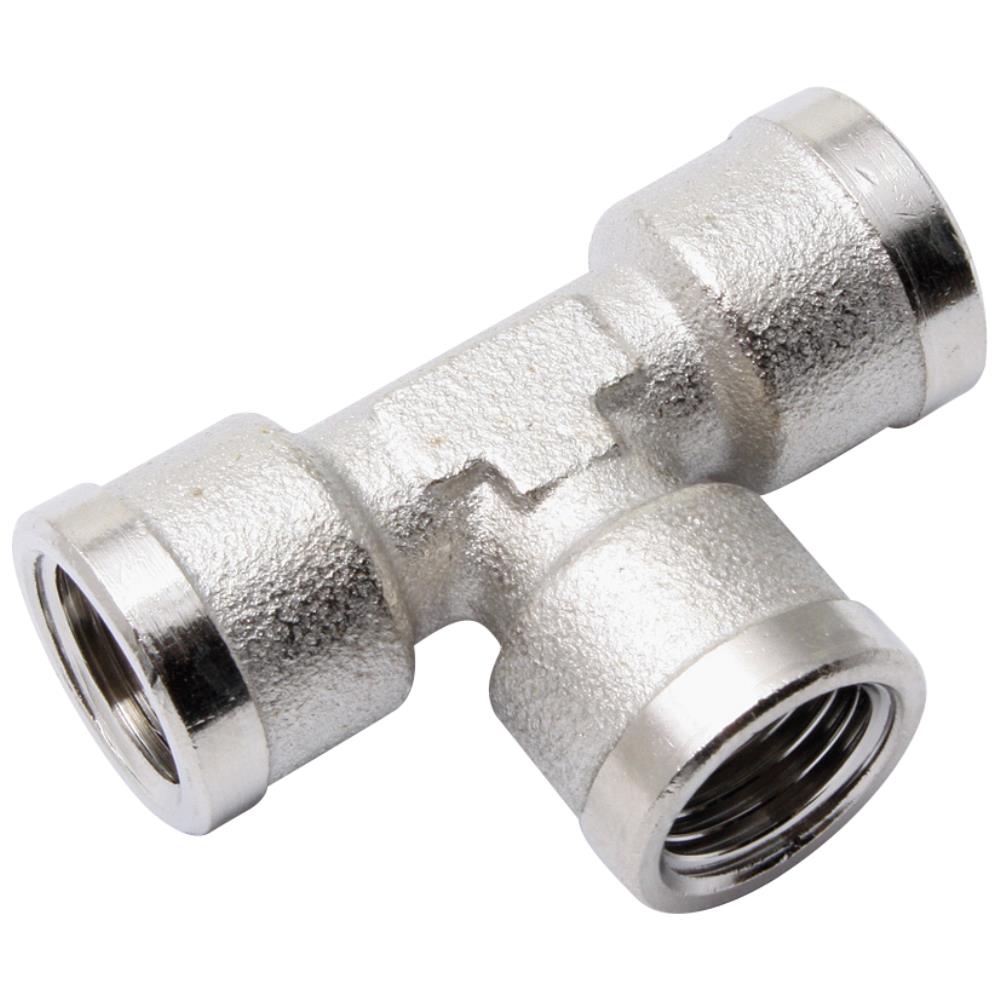T-stykke 1/4″ indv. gevind T-stykke 1/4″ indv. gevind