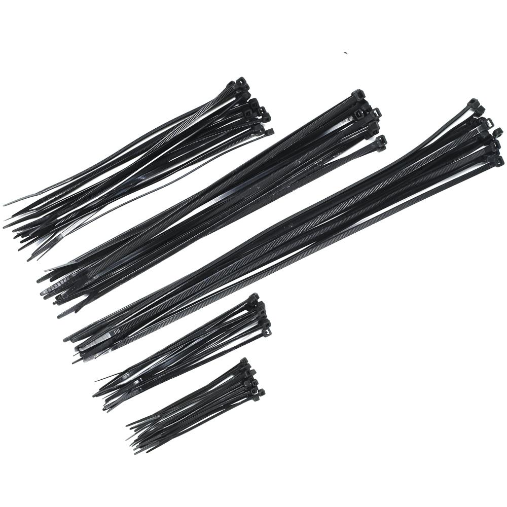 Kabelbindersortiment sort ass. 2×500stk m/holder Kabelbindersortiment sort ass. 2×500stk m/holder