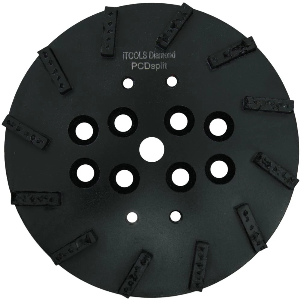 PCD slibeskive ø250mm PCDsplit sort PCD slibeskive ø250mm PCDsplit sort