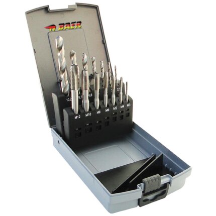 Baer spånbrydertapsæt m/bor M3-12