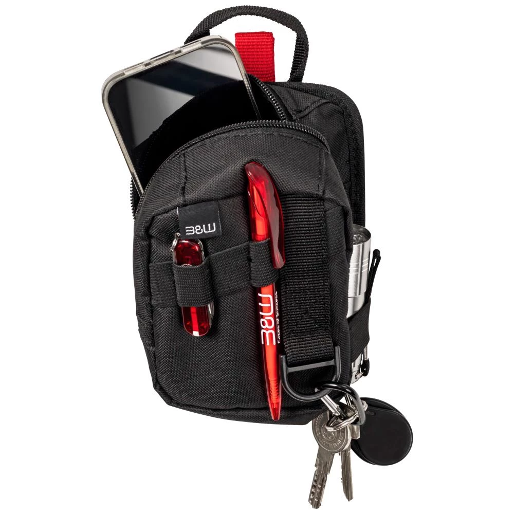 Bæltetaske FidLock t/telefon, kuglepen, nøgler mv Bæltetaske FidLock t/telefon, kuglepen, nøgler mv