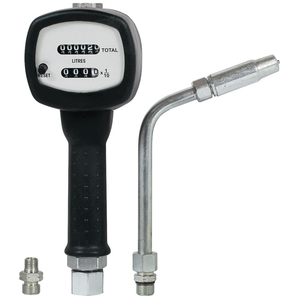 Oliepåfyldningspistol med mekanisk tæller Oliepåfyldningspistol med mekanisk tæller