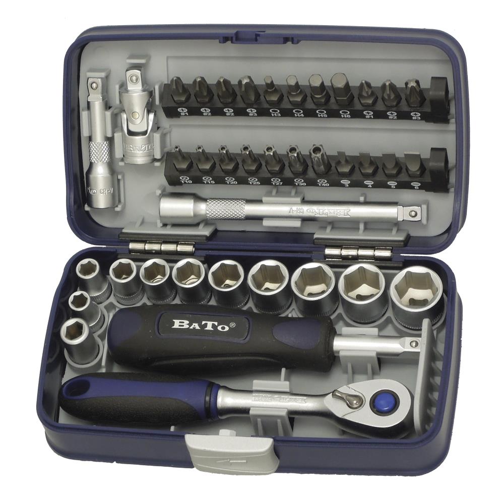 Topnøgle-/bitssæt 1/4″ B-S1318 Topnøgle-/bitssæt 1/4″ B-S1318