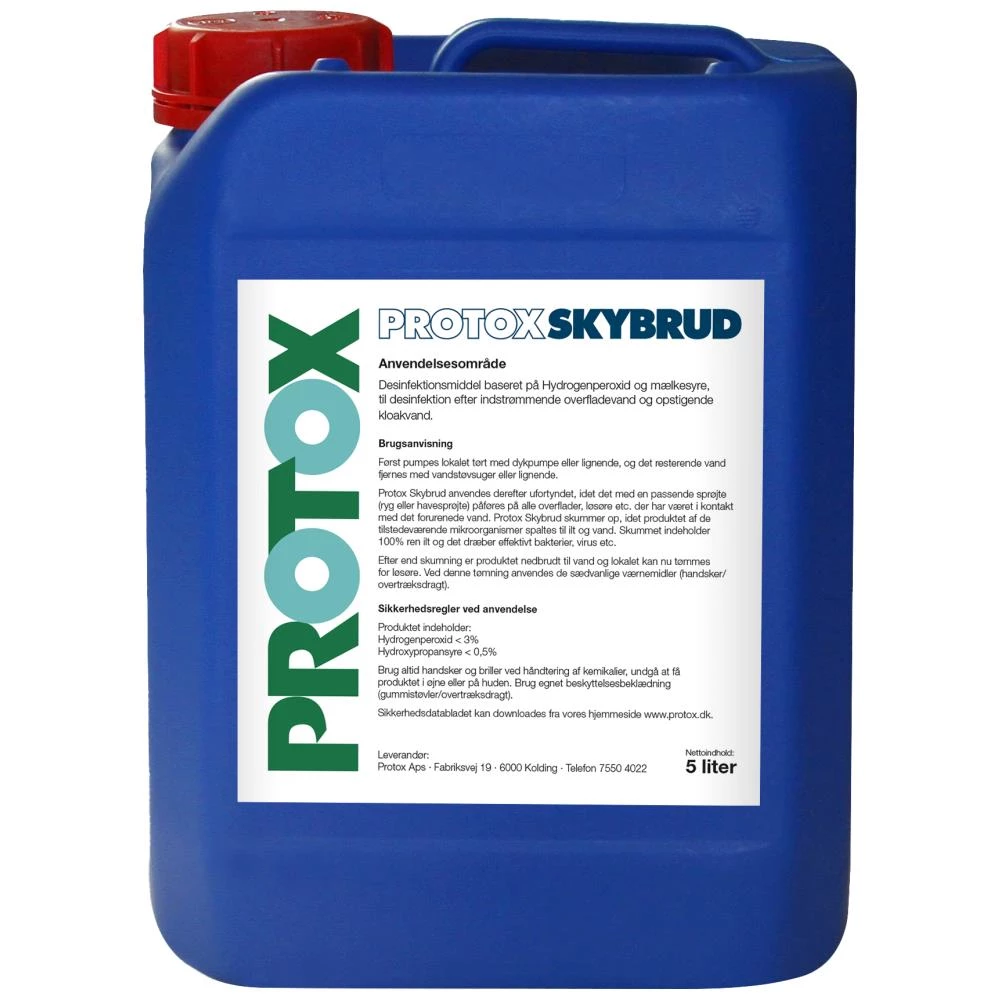 Protox Skybrud desinfektionsmiddel 5 ltr Protox Skybrud desinfektionsmiddel 5 ltr