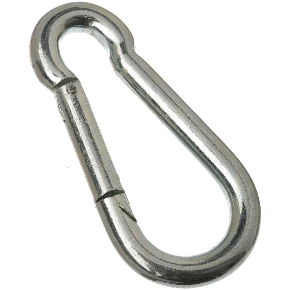 Karabinhage m/åben øje galv. 5×50mm Karabinhage m/åben øje galv. 5×50mm