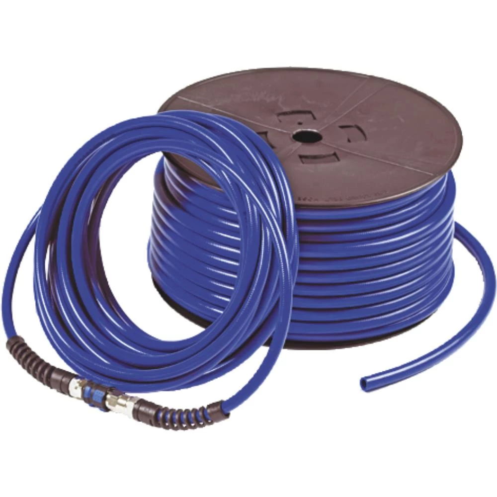 PUR armeret slange 6,5/10mm × 50mtr. blå PUR armeret slange 6,5/10mm × 50mtr. blå