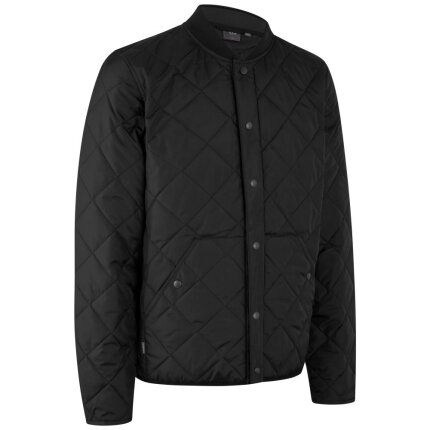 Termojakke quiltet allround sort 0880 L
