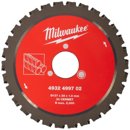 Rundsavklinge PM 137×28×1.6mm 30 Cermet