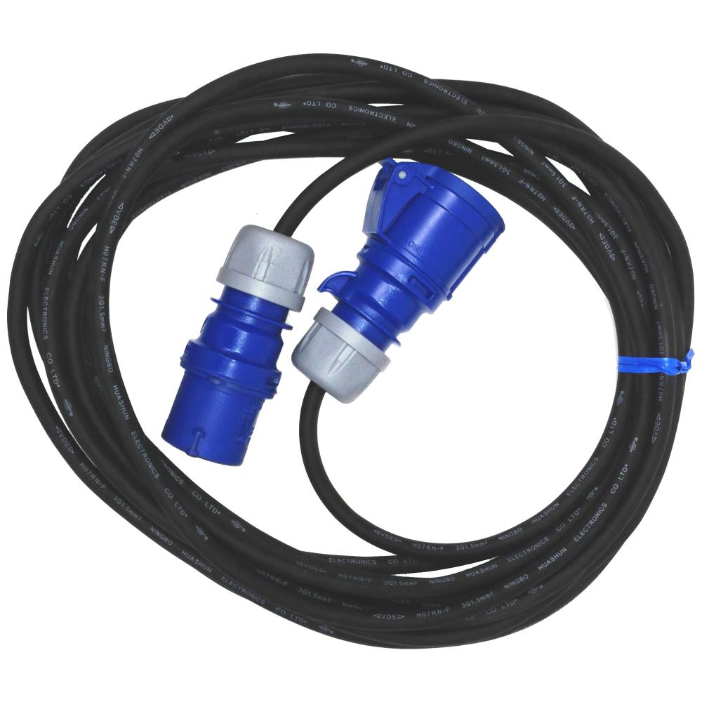 CEE forlængerkabel 3G1,5 230V/16A IP44 10 mtr CEE forlængerkabel 3G1,5 230V/16A IP44 10 mtr