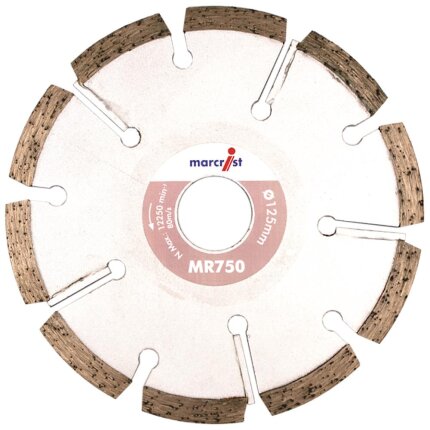 Marcrist MR750 diamant-fugefræseskive 125×22,2×6mm Marcrist MR750 diamant-fugefræseskive 125×22,2×6mm