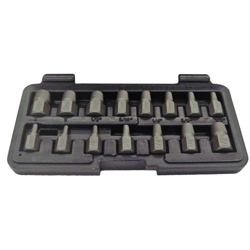 Skrueudtrækkersæt M3-14 mm Skrueudtrækkersæt M3-14 mm