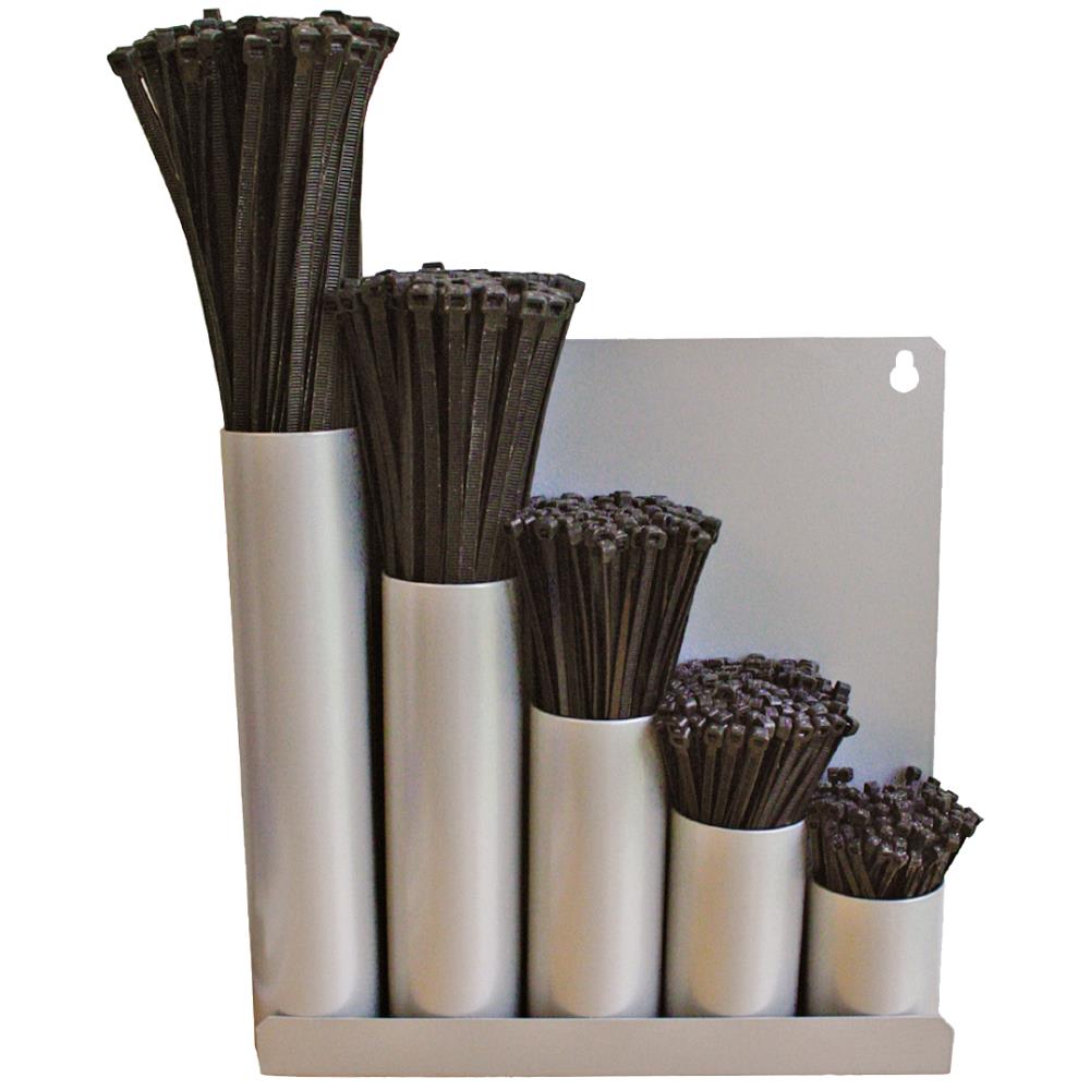 Kabelbindersortiment ass. 2×500stk m/holder & tang Kabelbindersortiment ass. 2×500stk m/holder & tang