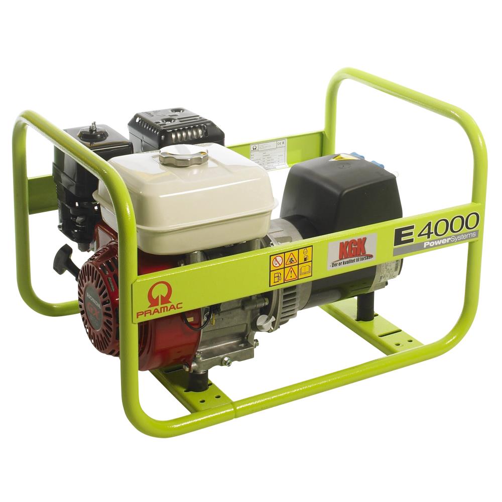 KGK Generator Pramac E4000 3,1 kW 230V KGK Generator Pramac E4000 3,1 kW 230V