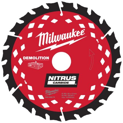 Rundsavklinge PWD 190×30×1,6mm 24ATB