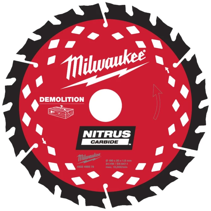 Rundsavklinge PWD 190×30×1,6mm 24ATB