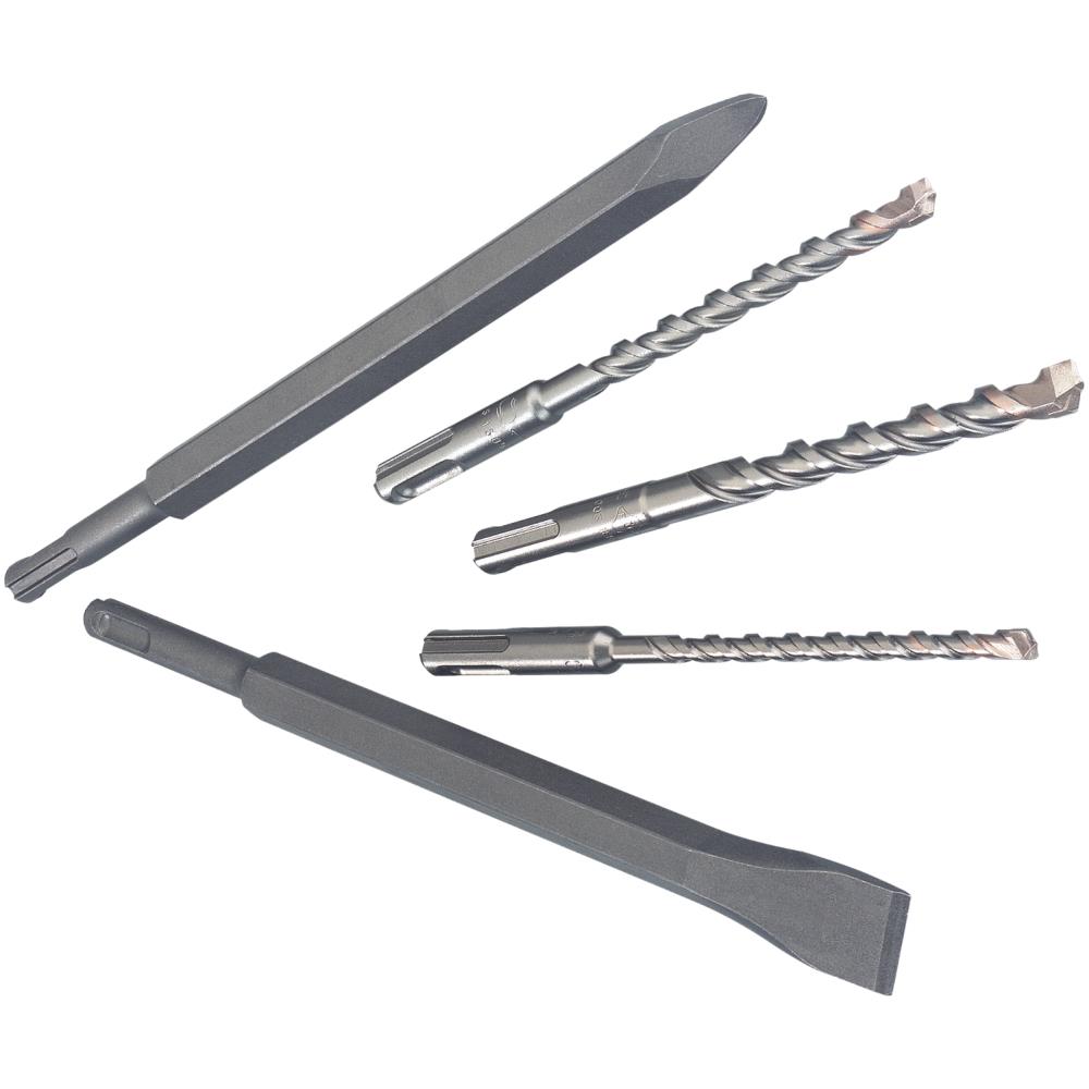 Bor-/mejselsæt SDS-plus 5 dele Bor-/mejselsæt SDS-plus 5 dele